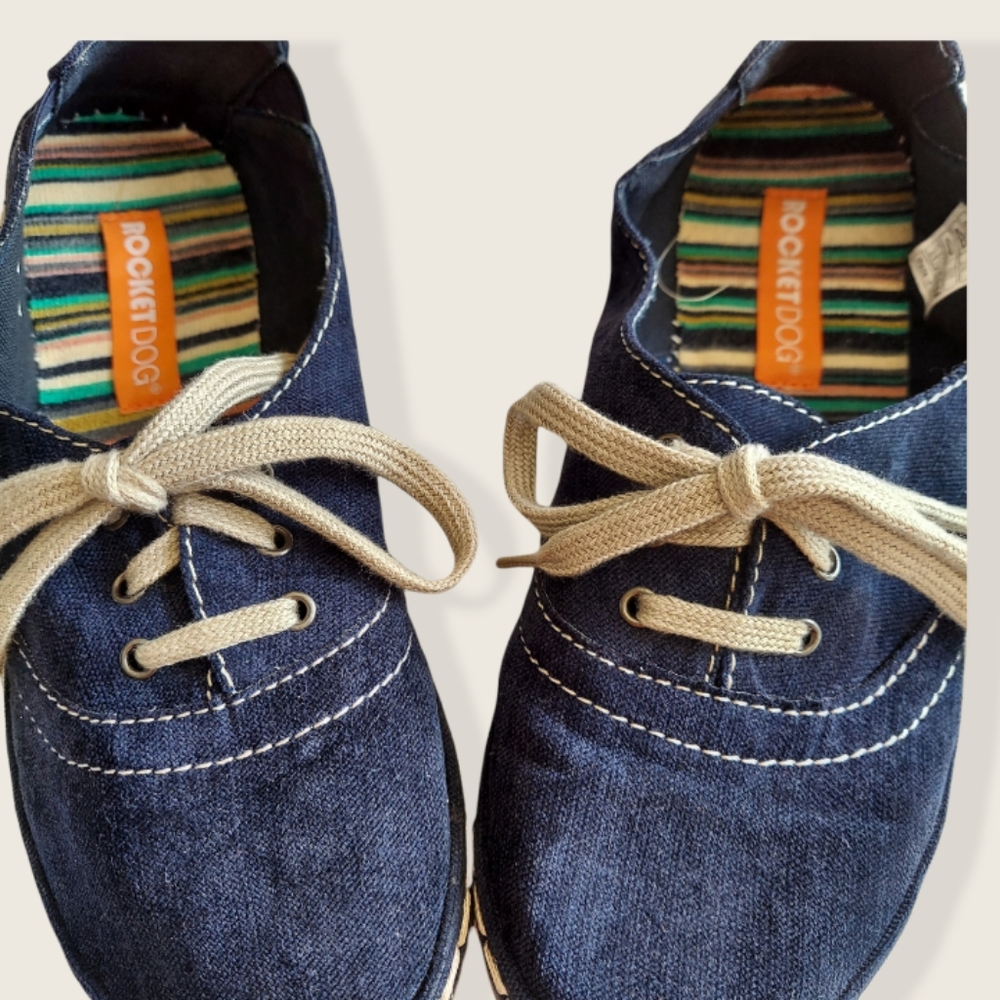 Rocket Dog Natural Washed Canvas Windy Sneaker 8.5